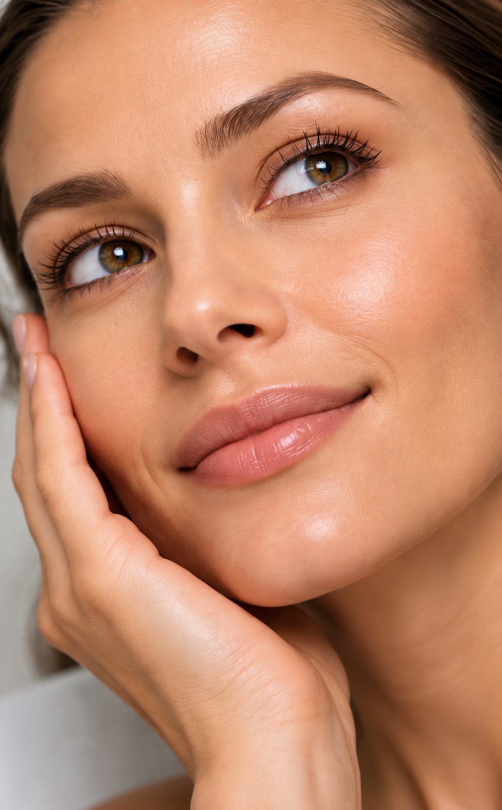 Diamond microdermabrasion facial being carried out at an aesthetic clinic in Putney, London