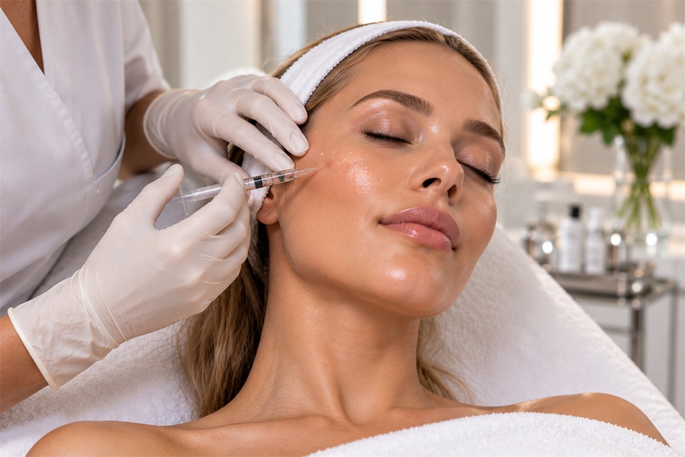 Aesthetic Clinic Putney The treatment room at Face Code Aesthetic on Upper Richmond Road in Putney, London
