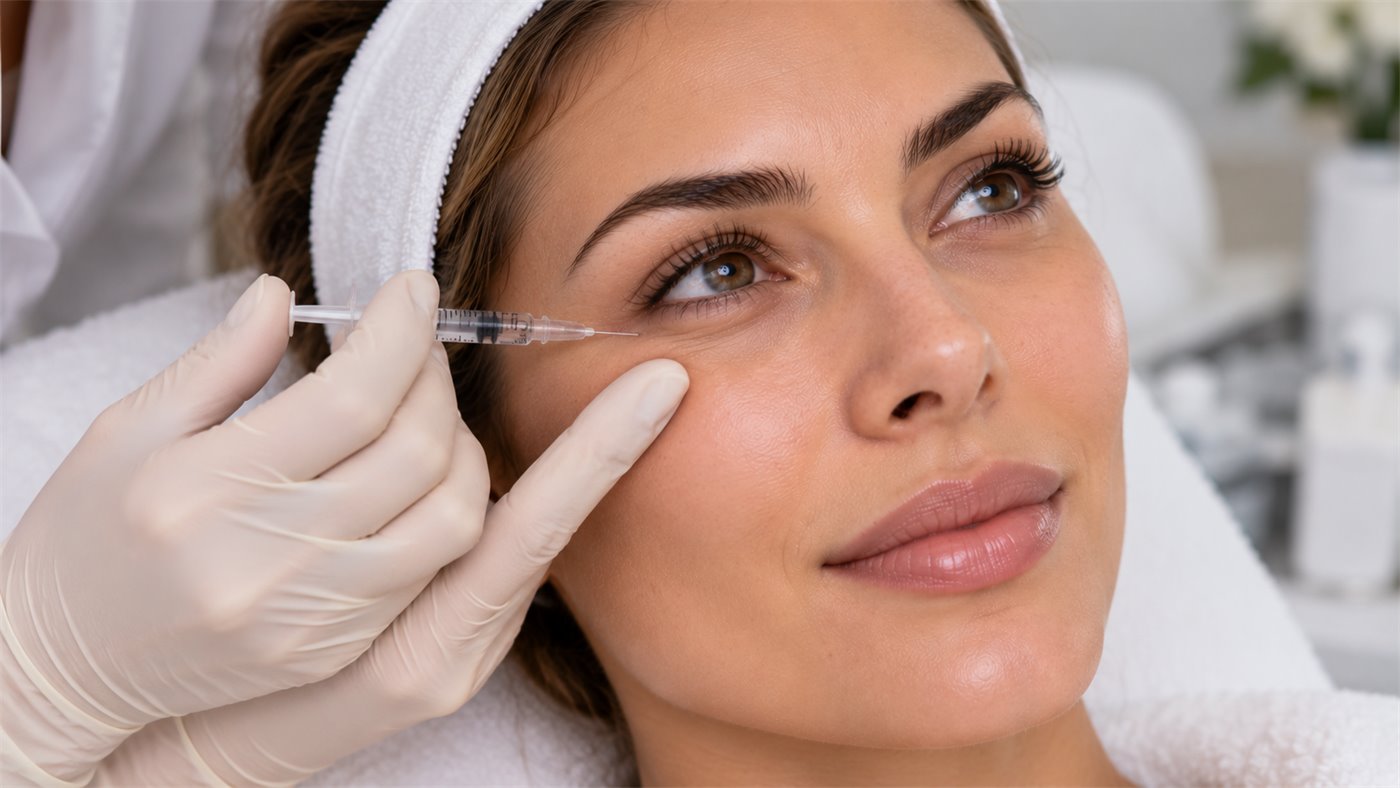 Lumi Eyes polynucleotide treatment for the under eye area at a Putney clinic in London