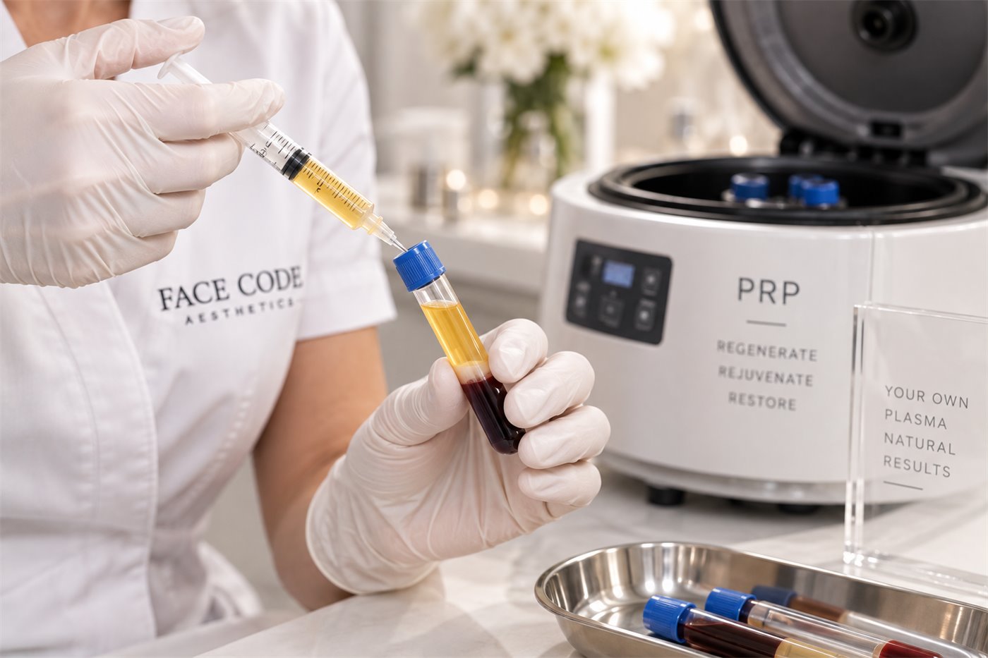 Platelet rich plasma therapy at Face Code Aesthetic in Putney, south west London